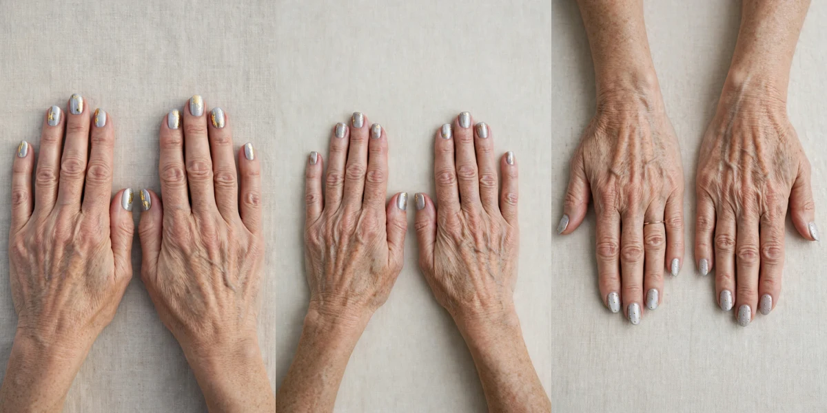 20 Icy Silver Frosted Nail Designs For Women Over 60 For Winter Weddings That Are Chic, Warm and Elegant