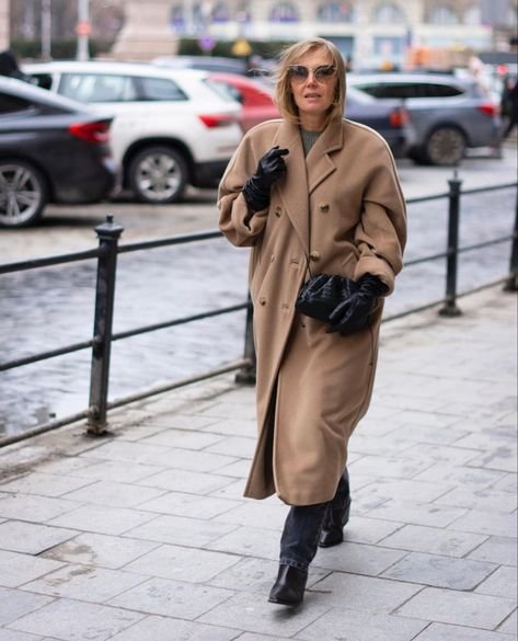 Leather glove coat outfit idea 1 original size