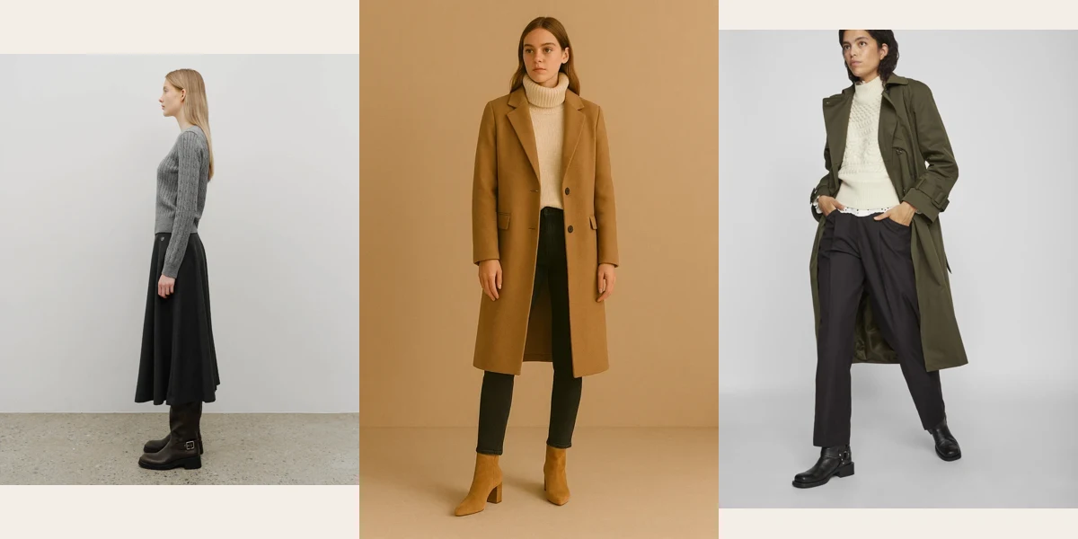 25 Knit Sweater and Coat Layering Outfits for Winter That Are Chic, Warm and Elegant