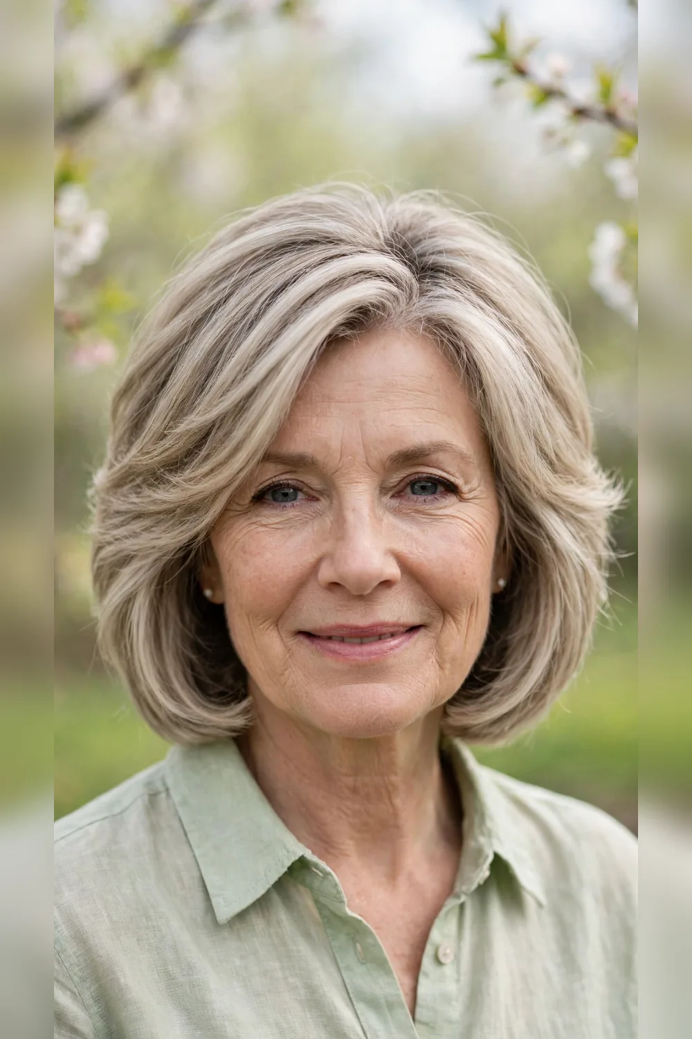 Layered Bob Haircuts With Fine-Hair Volume