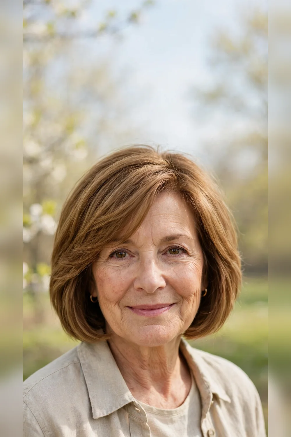 Layered Bob Haircuts With a Side Sweep