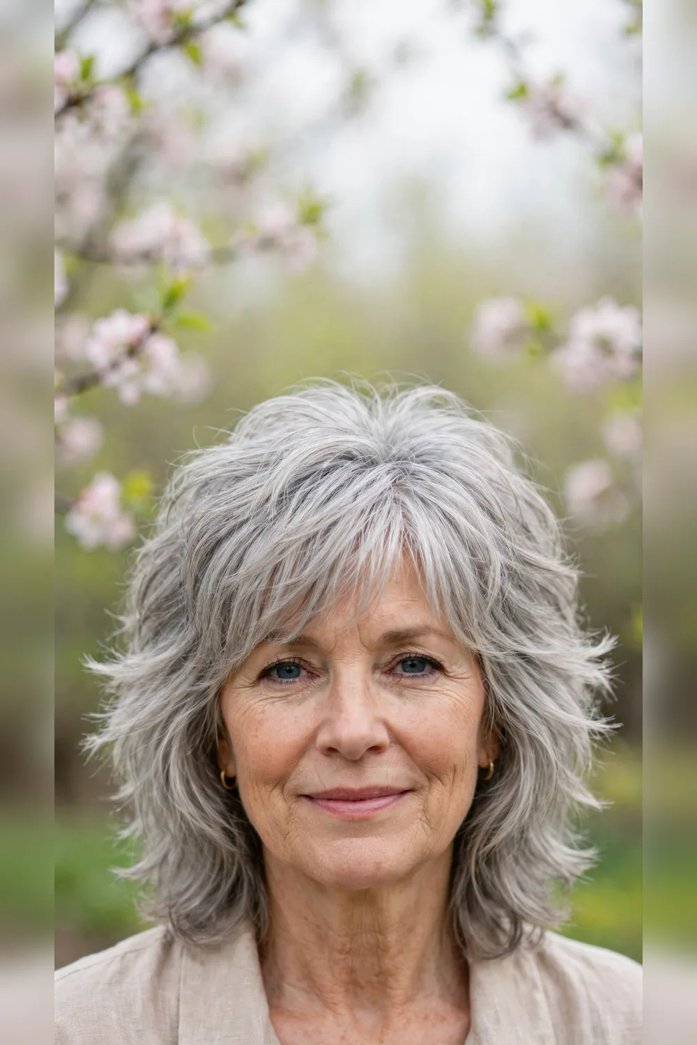 22 Layered Haircuts for Women Over 50 for Spring with Shoulder Length Movement That Feel Fresh, Flattering and Easy to Wear 4 Layered Haircuts With a Shag Finish