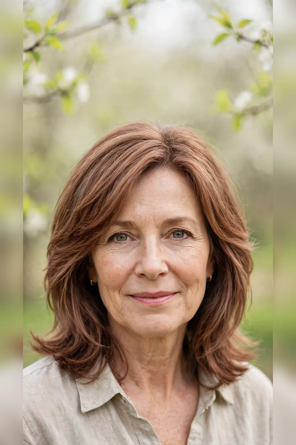 22 Layered Haircuts for Women Over 50 for Spring with Shoulder Length Movement That Feel Fresh, Flattering and Easy to Wear 5 Layered Haircuts With a Shoulder-Length Shape