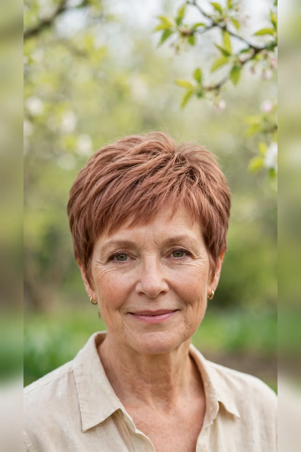 22 Layered Haircuts for Women Over 50 for Spring with Shoulder Length Movement That Feel Fresh, Flattering and Easy to Wear 6 Layered Haircuts With a Pixie Crop