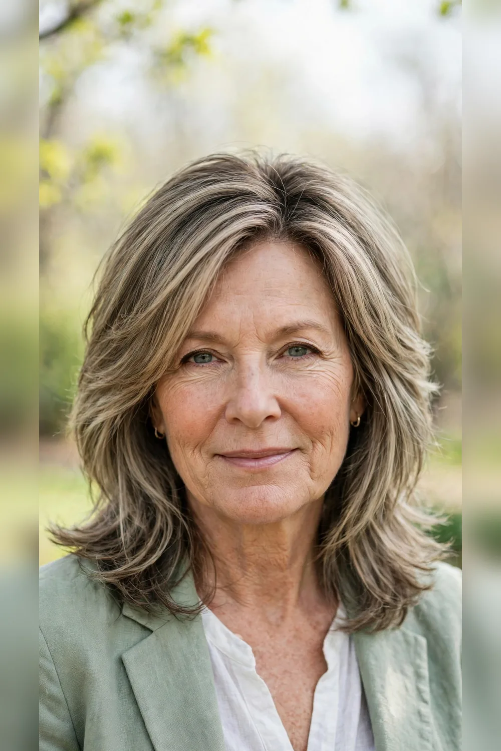 22 Layered Haircuts for Women Over 50 for Spring with Shoulder Length Movement That Feel Fresh, Flattering and Easy to Wear 12 Layered Haircuts With a Root Shadow