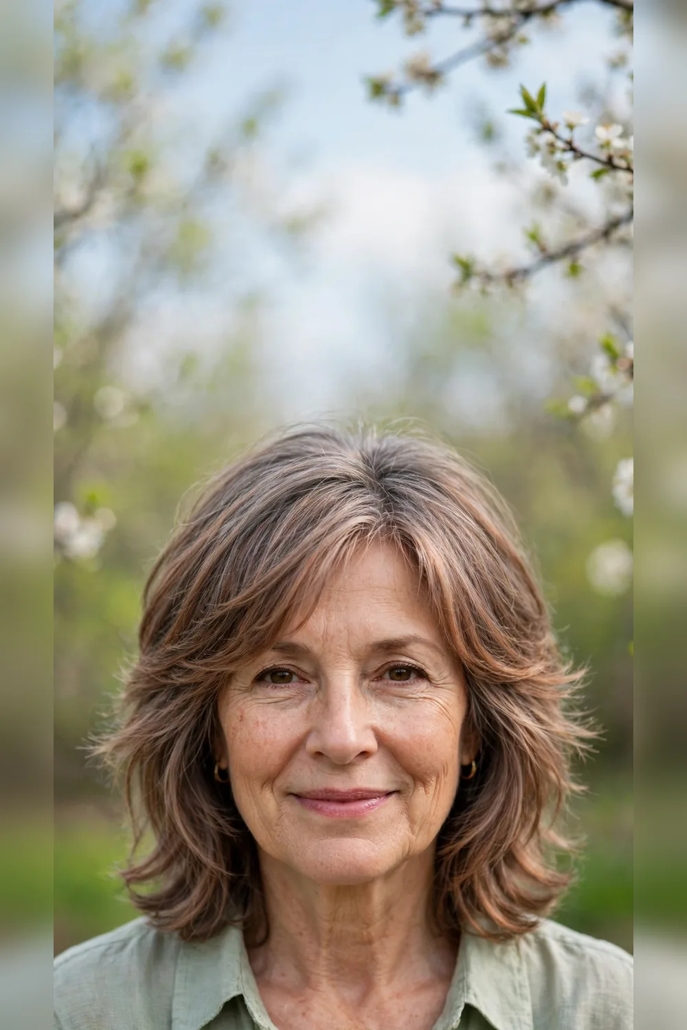 22 Layered Haircuts for Women Over 50 for Spring with Shoulder Length Movement That Feel Fresh, Flattering and Easy to Wear 17 Layered Haircuts With Cool Tones