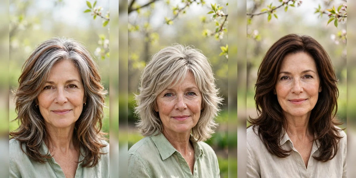 22 Layered Haircuts for Women Over 50 for Spring with Shoulder Length Movement That Feel Fresh, Flattering and Easy to Wear