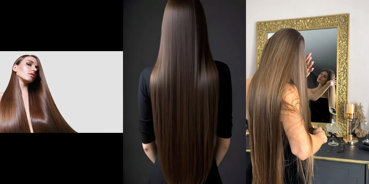 38 Long Glass Hair Hairstyles For Women In Their 30s With Straight Polished Lengths That Are Sleek, Shiny and Polished