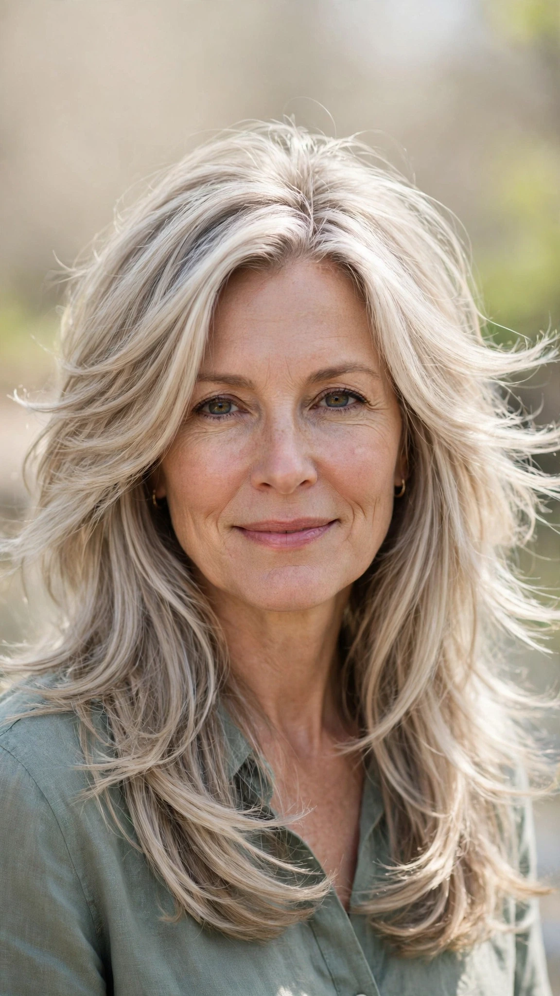 Long Layered Spring Hairstyles With Highlights And Shine With Airy Feathered Movement, Long Soft Layers And Cool Ash Softness