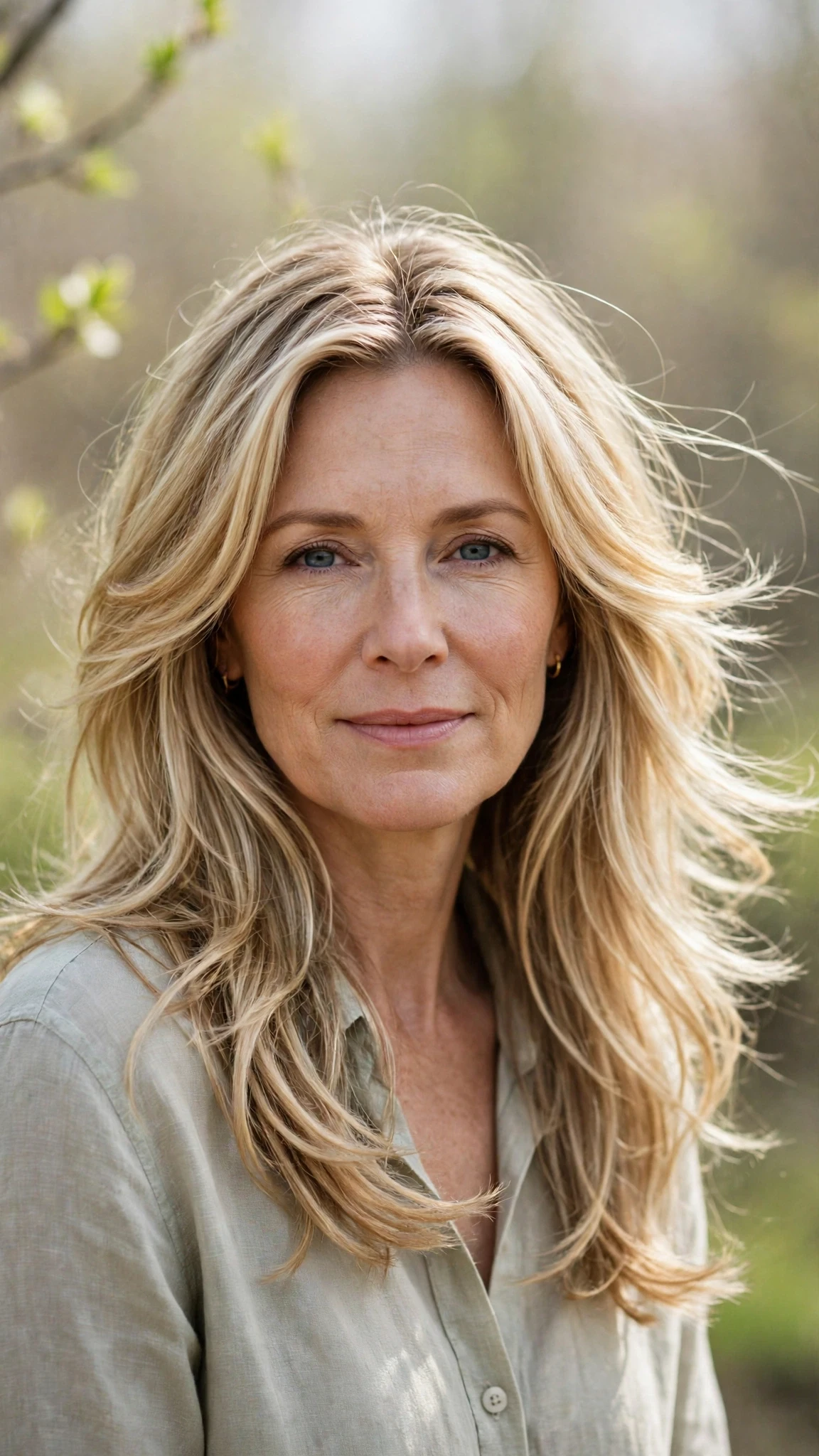 Long Layered Spring Hairstyles With Highlights And Shine With Delicate Natural Movement, Subtle Internal Layers And Delicate Blonde Dimension