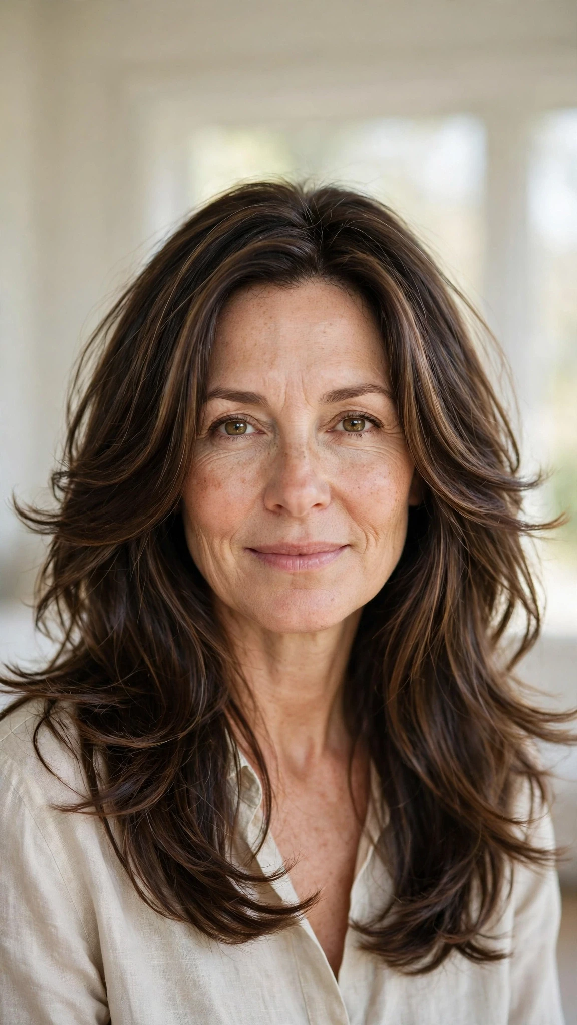Long Layered Spring Hairstyles With Soft Movement With Silky Smooth Strands, A Layered Shape That Moves And A Fresh Salon Shine