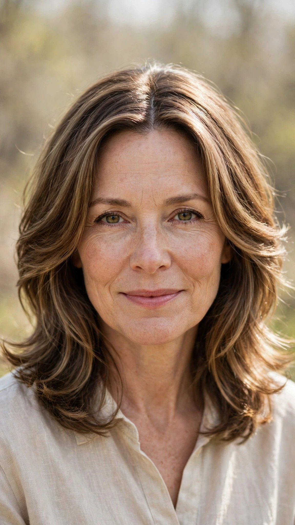 Long Layered Spring Hairstyles With Soft Movement With Soft Bends And Flicked Ends, A Centre Part With Soft Layers And Soft Golden Pieces