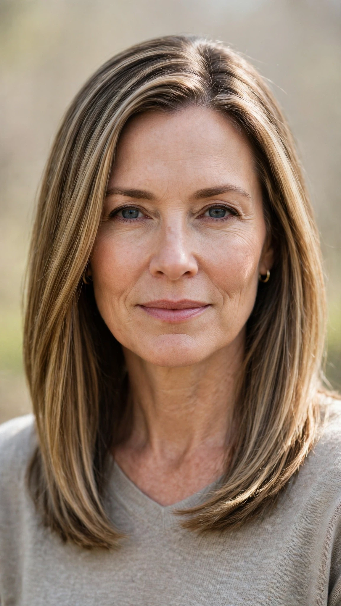 Long Layered Spring Hairstyles With Soft Movement With A Sleek Straight Finish, Subtle Internal Layers And Soft Golden Pieces