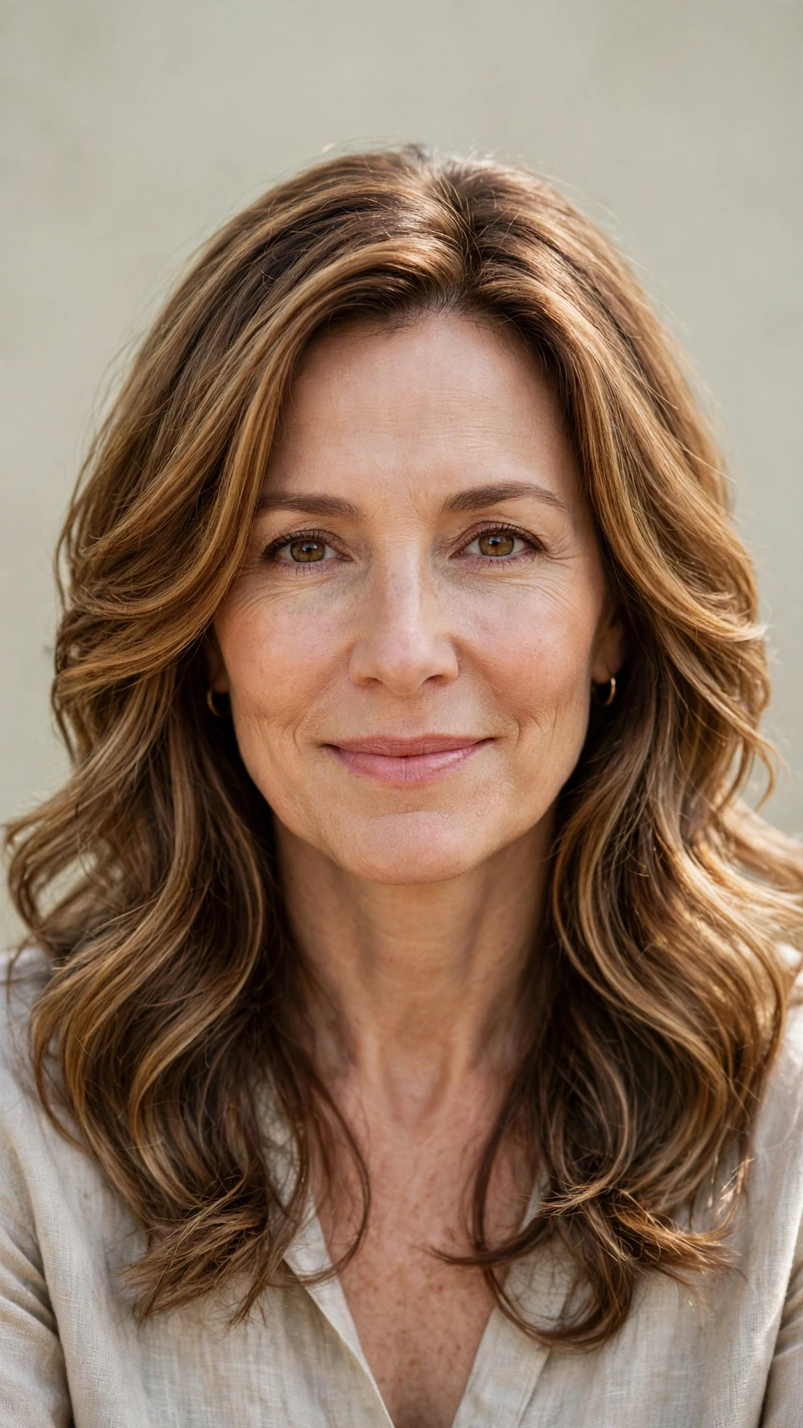 Long Layered Spring Hairstyles With Wavy Ends With Soft Waves, Graduated Layers And Warm Caramel Tones