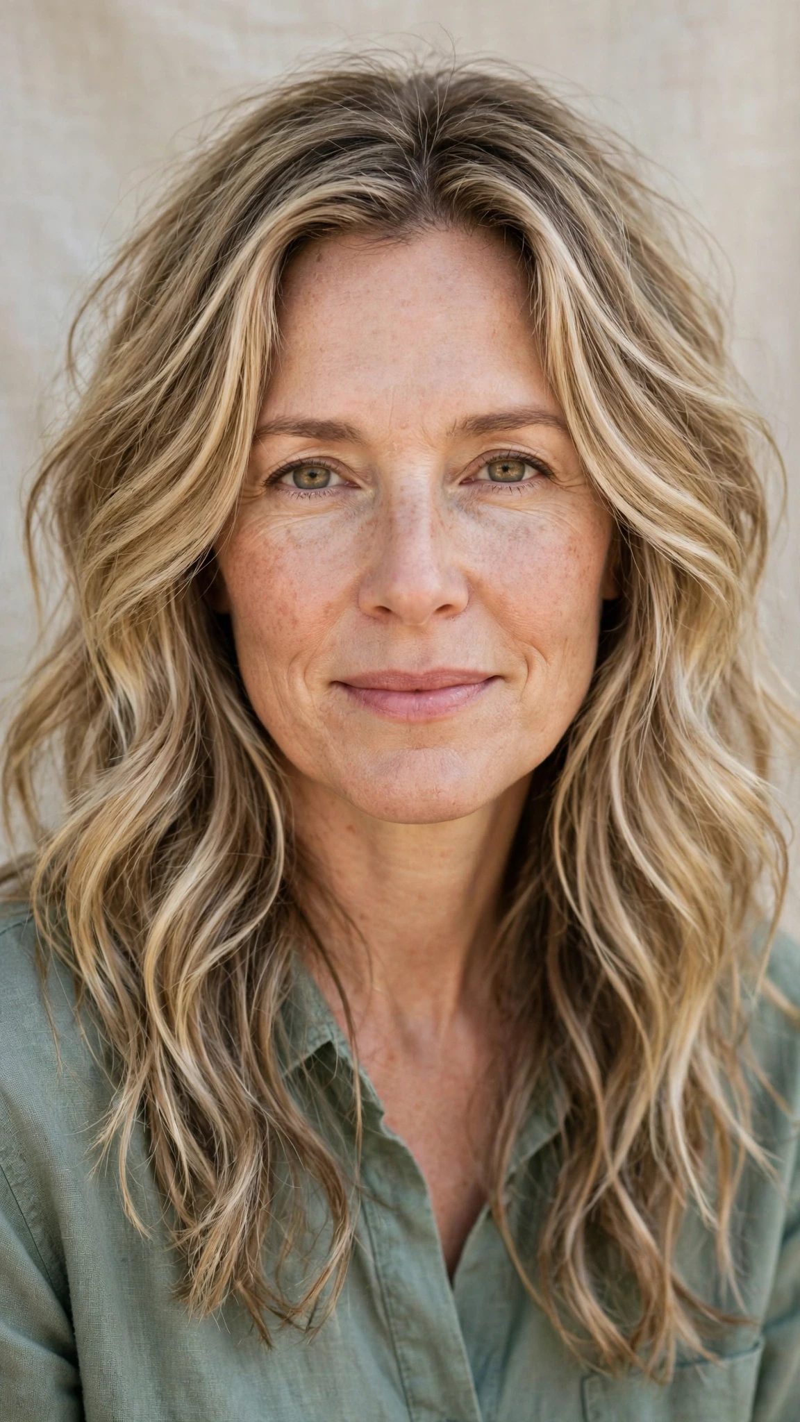 Long Layered Spring Hairstyles With Wavy Ends With A Relaxed Lived-In Wave, Subtle Internal Layers And Delicate Blonde Dimension