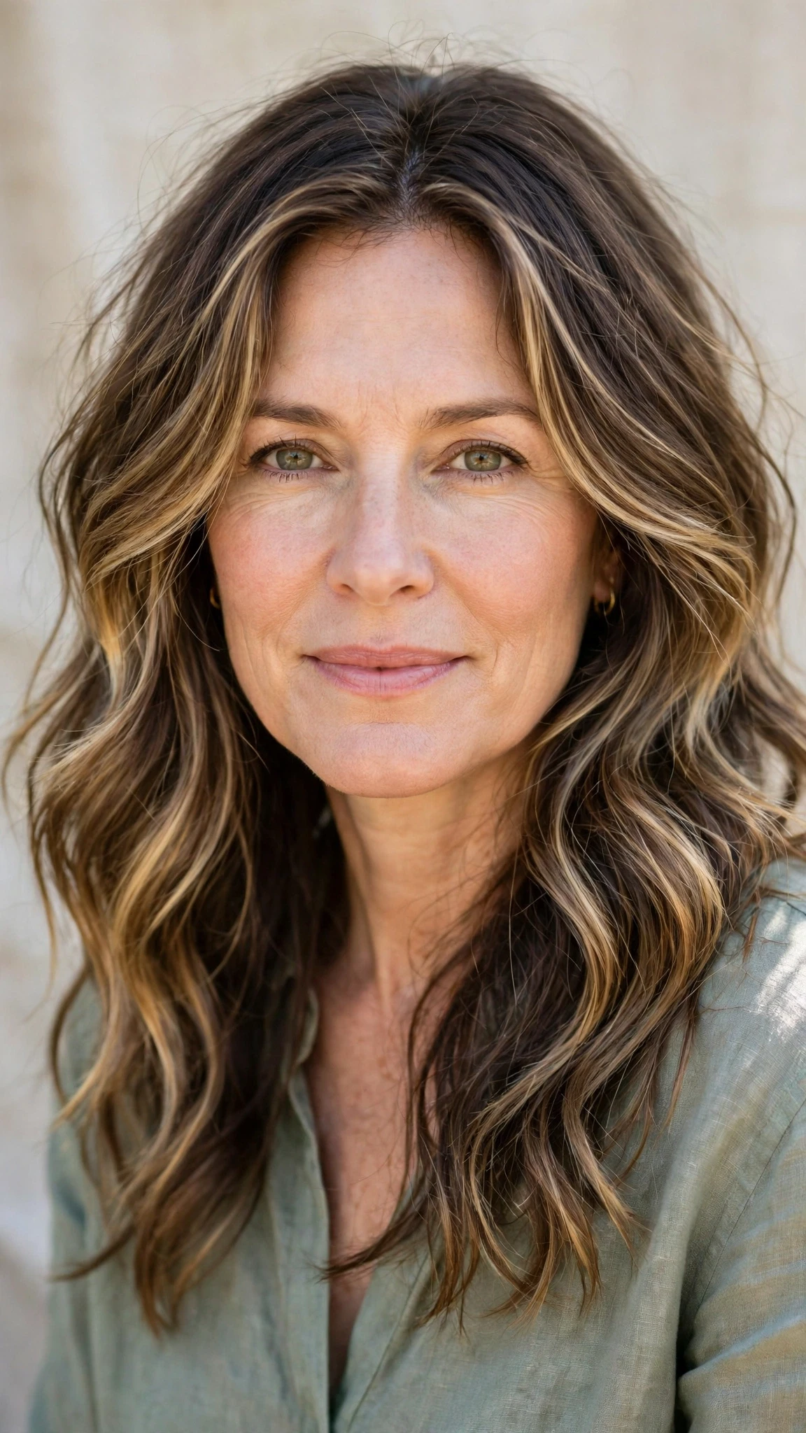 Long Layered Spring Hairstyles With Wavy Ends With A Relaxed Lived-In Wave, Wispy Pieces Around The Face And Soft Golden Pieces