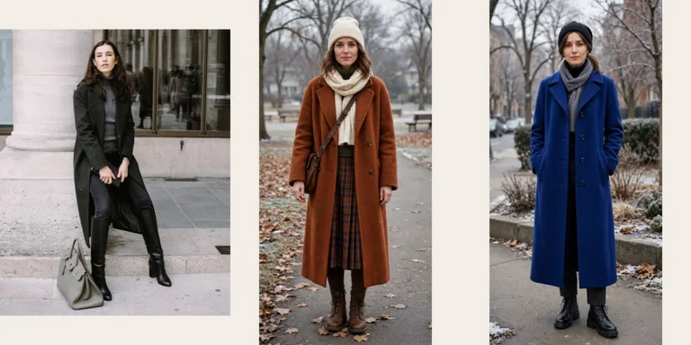 28 Long Wool Coat Outfits With Boots for Cold Walks That Are Chic, Warm and Elegant featured