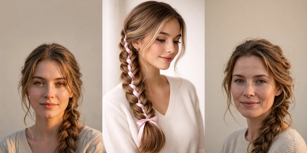 18 Loose Braid Hairstyles For Valentine With Soft Face Framing Pieces That Are Soft, Romantic and Effortless