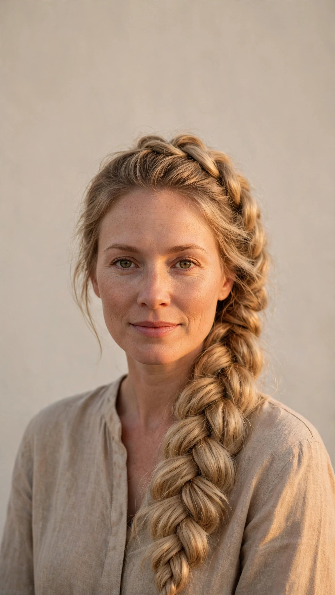 Fine-Hair Voluminous Braid With Soft Fullness