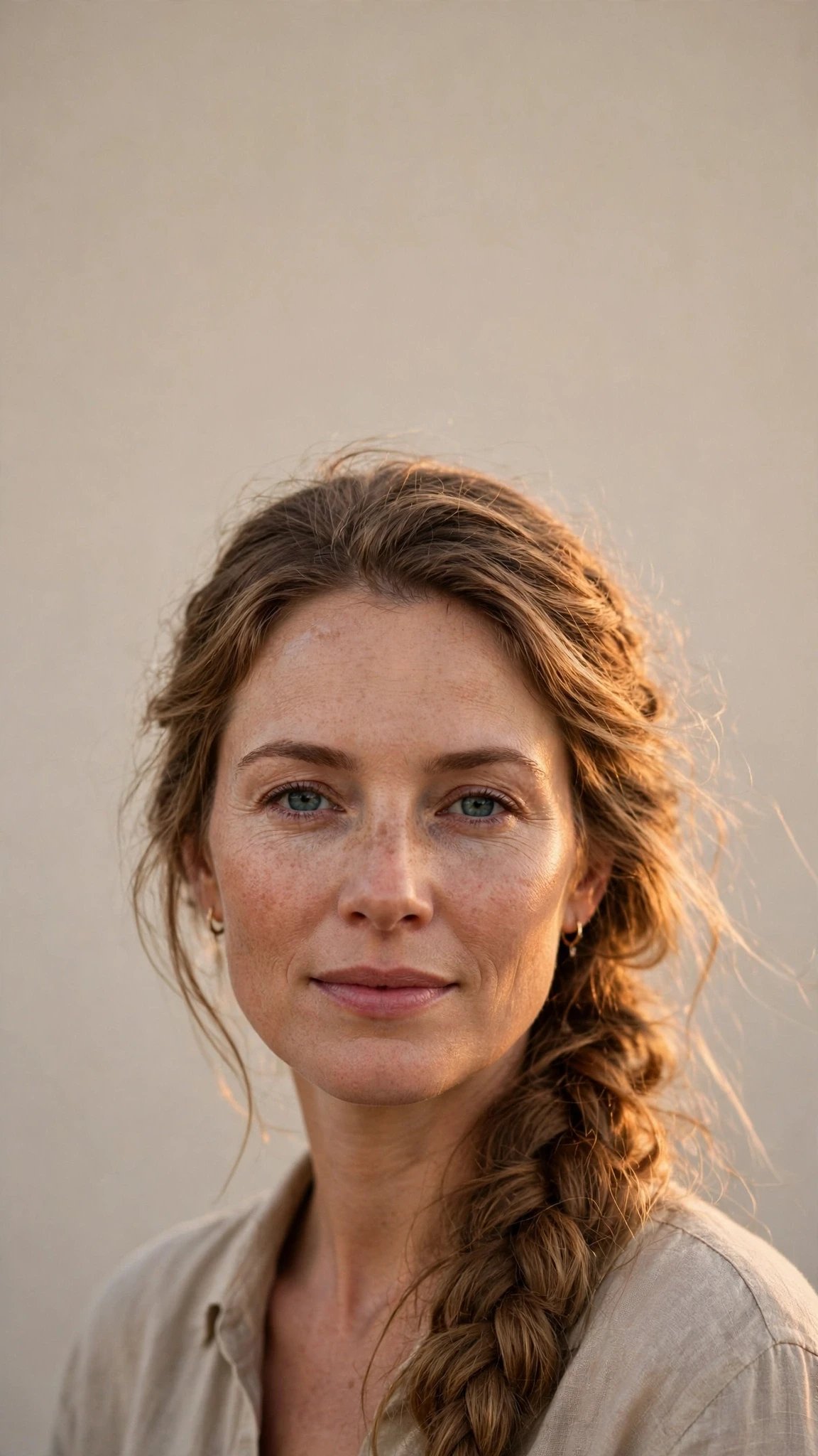 Airy Fine Plait With Soft Fullness