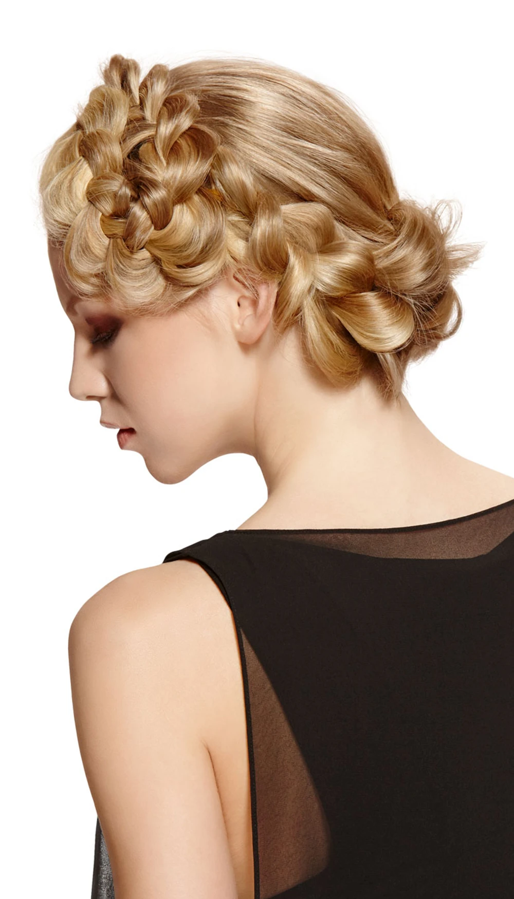 Fine-Hair Evening Braid With A Matte Finish