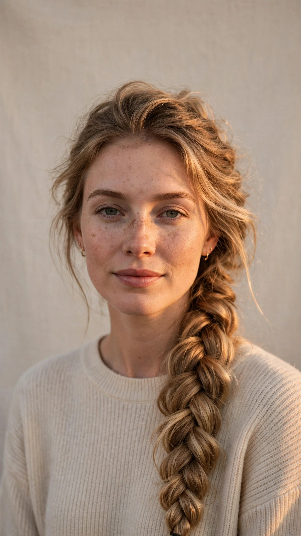 Fine-Hair Fishtail With Soft Fullness