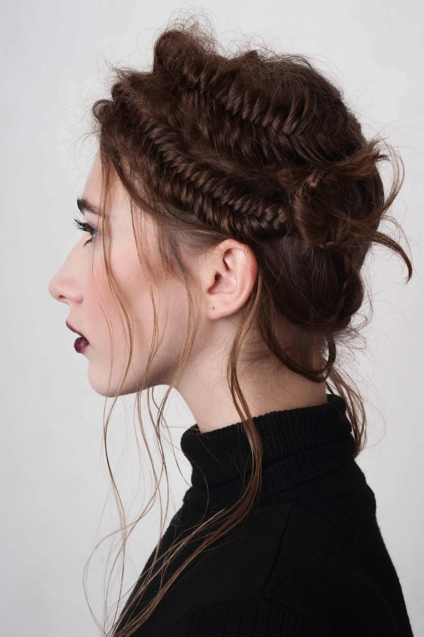 Fine-Hair Fishtail With A Matte Finish
