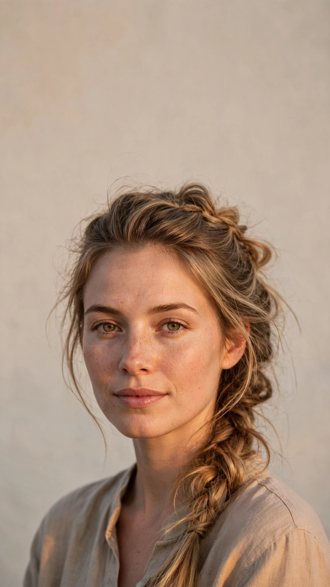 Fine-Hair Loose Knot Braid With Pulled-Out Volume
