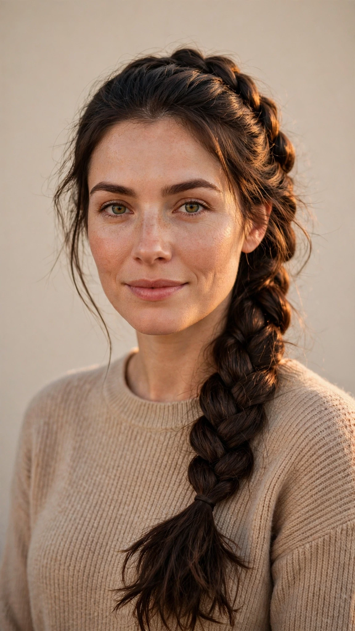 Thick Fishtail Braid With Full Ends