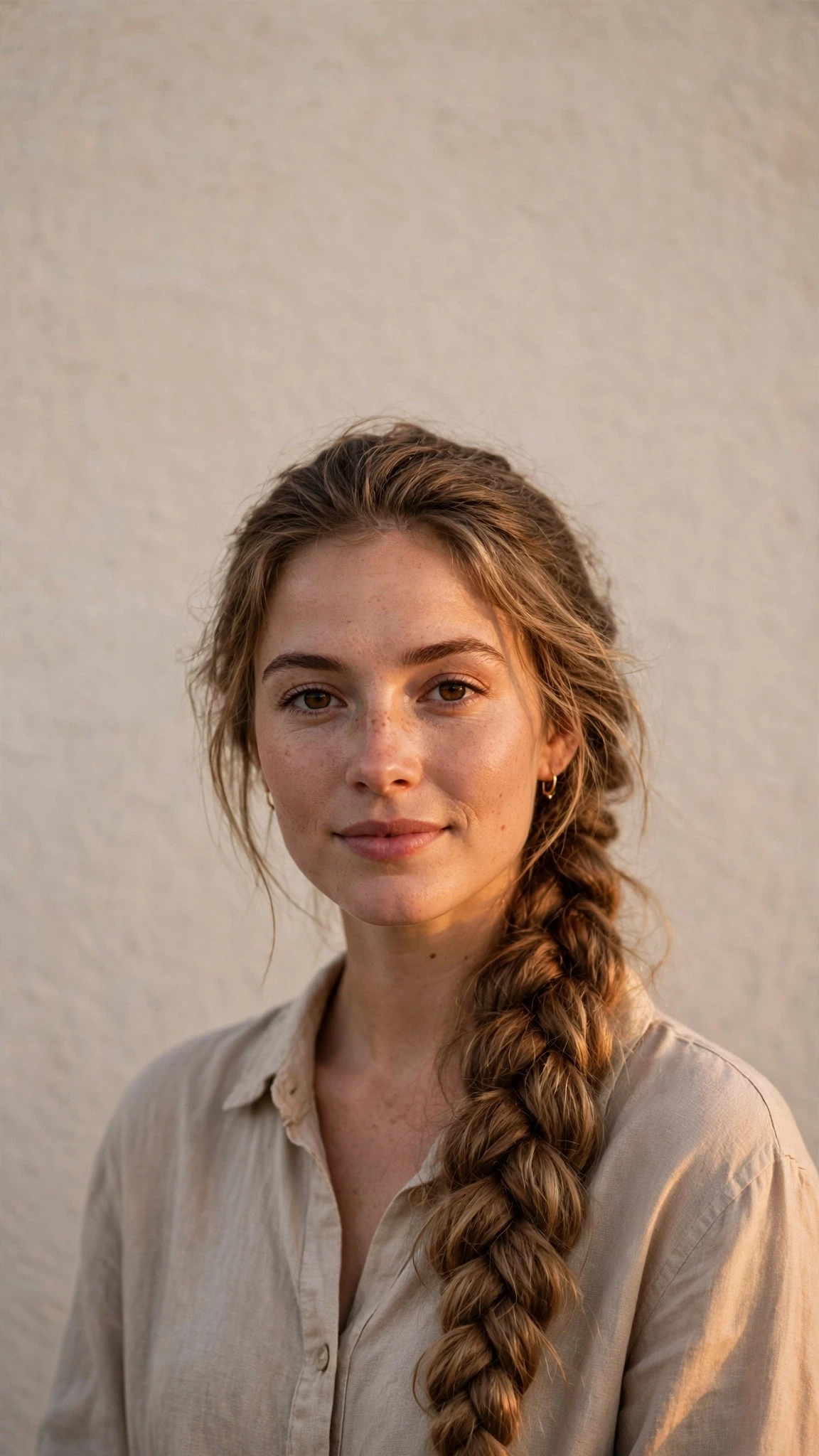 Loose Thick Plait With Soft Texture