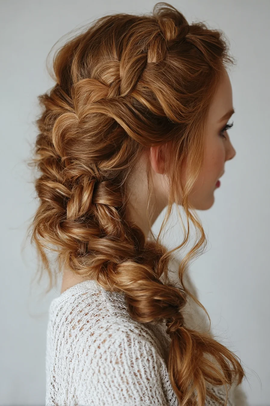 Thick Romantic Braid With Soft Texture