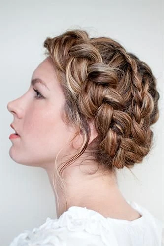 Thick Romantic Braid With A Relaxed Edge