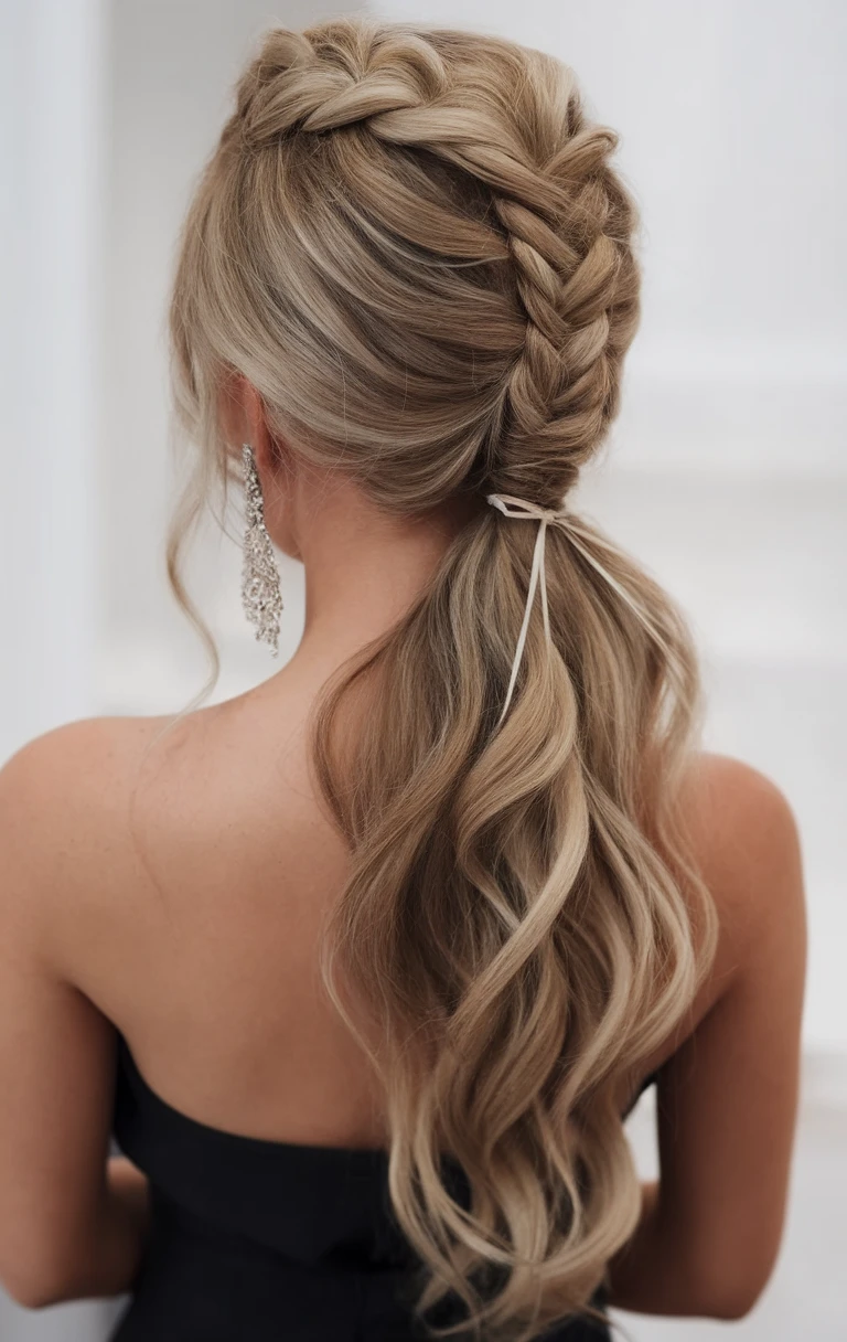 Thick Romantic Braid With Full Ends
