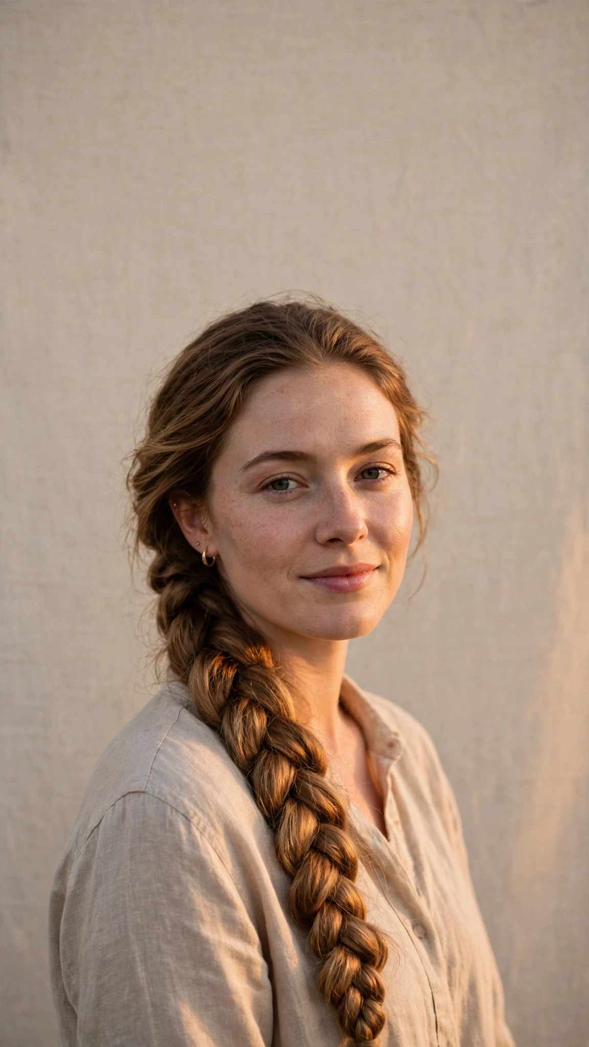 Thick Evening Braid With Soft Texture