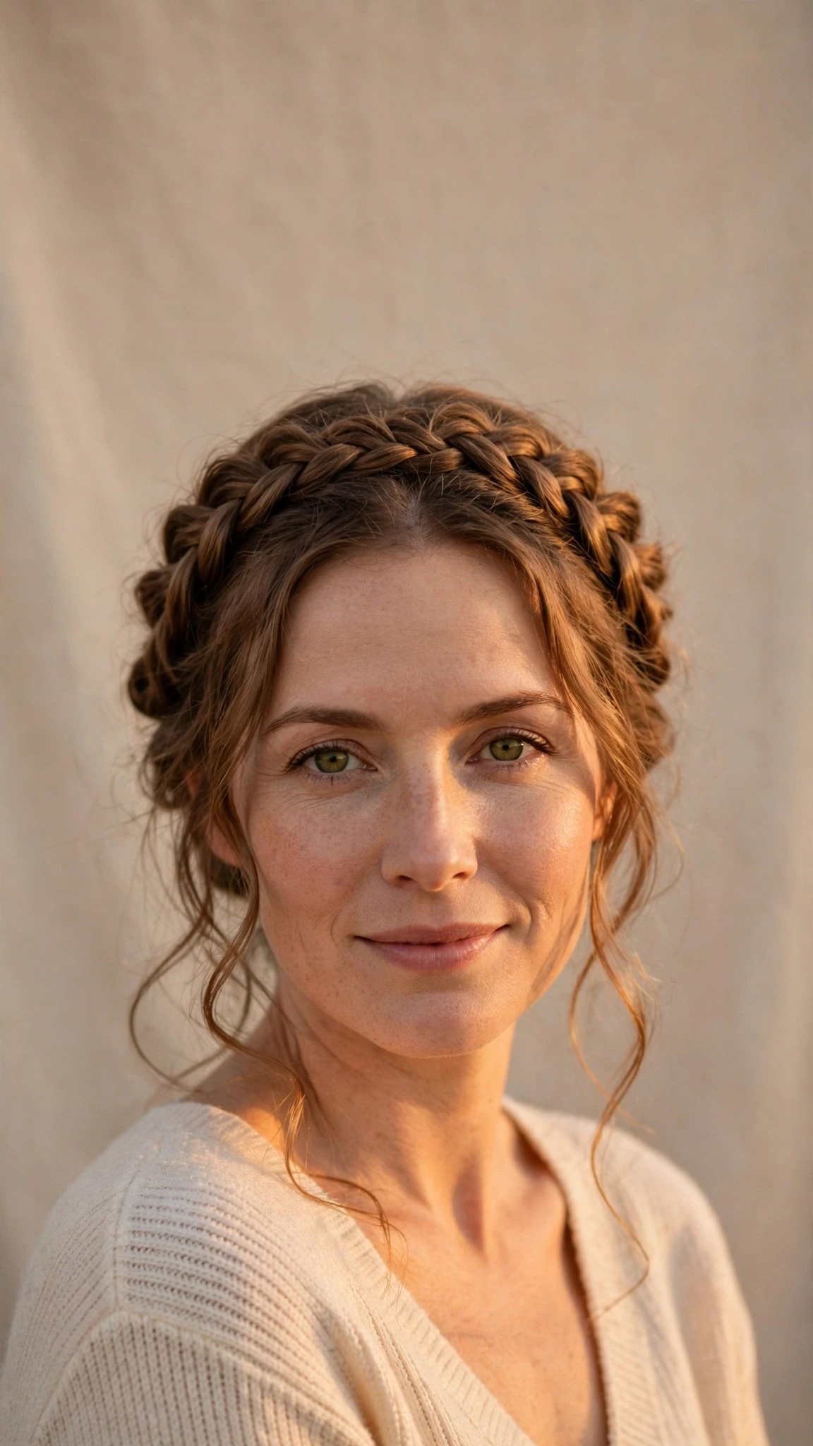 Romantic Halo Braid With A Romantic Edge