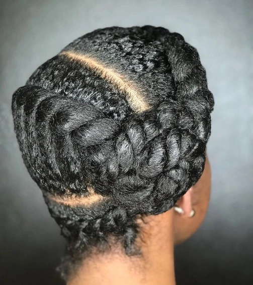 Soft Crown Twist Braid With A Dinner Finish