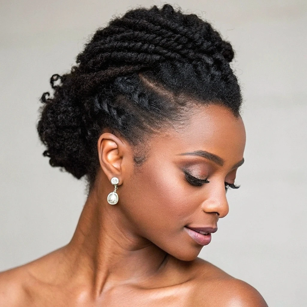 Soft Crown Twist Braid With Soft Face Pieces