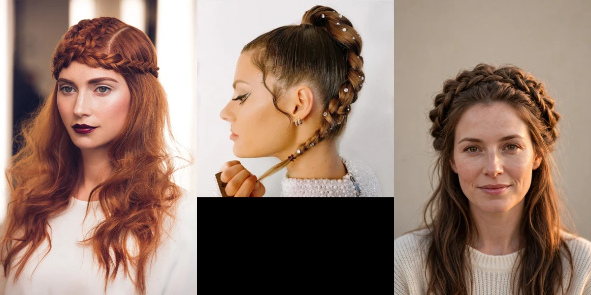 33 Loose Crown Braid Hairstyles For Valentine Dinners That Are Soft, Romantic and Effortless