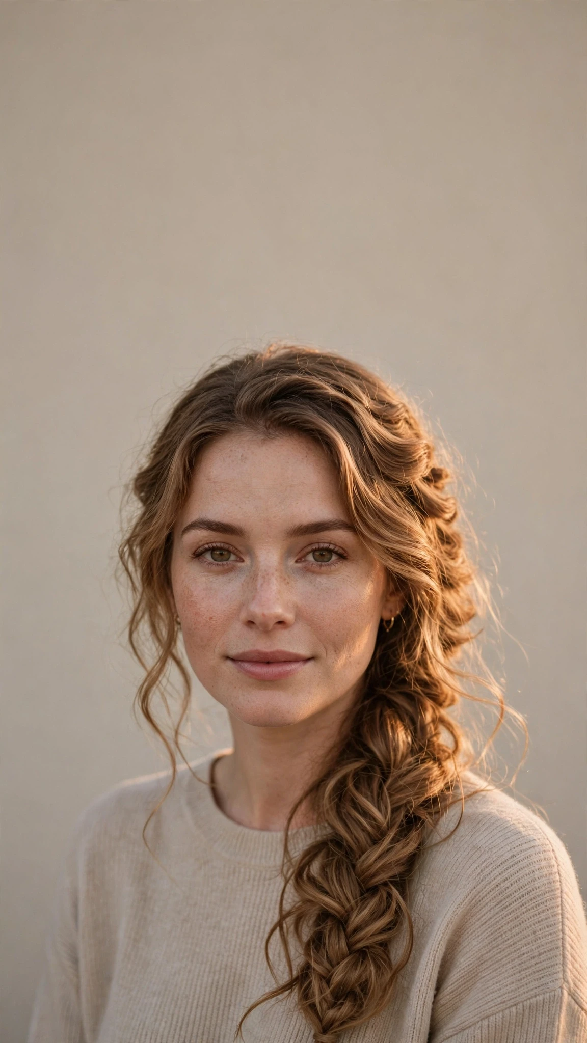 Romantic Side Plait With Wavy Texture