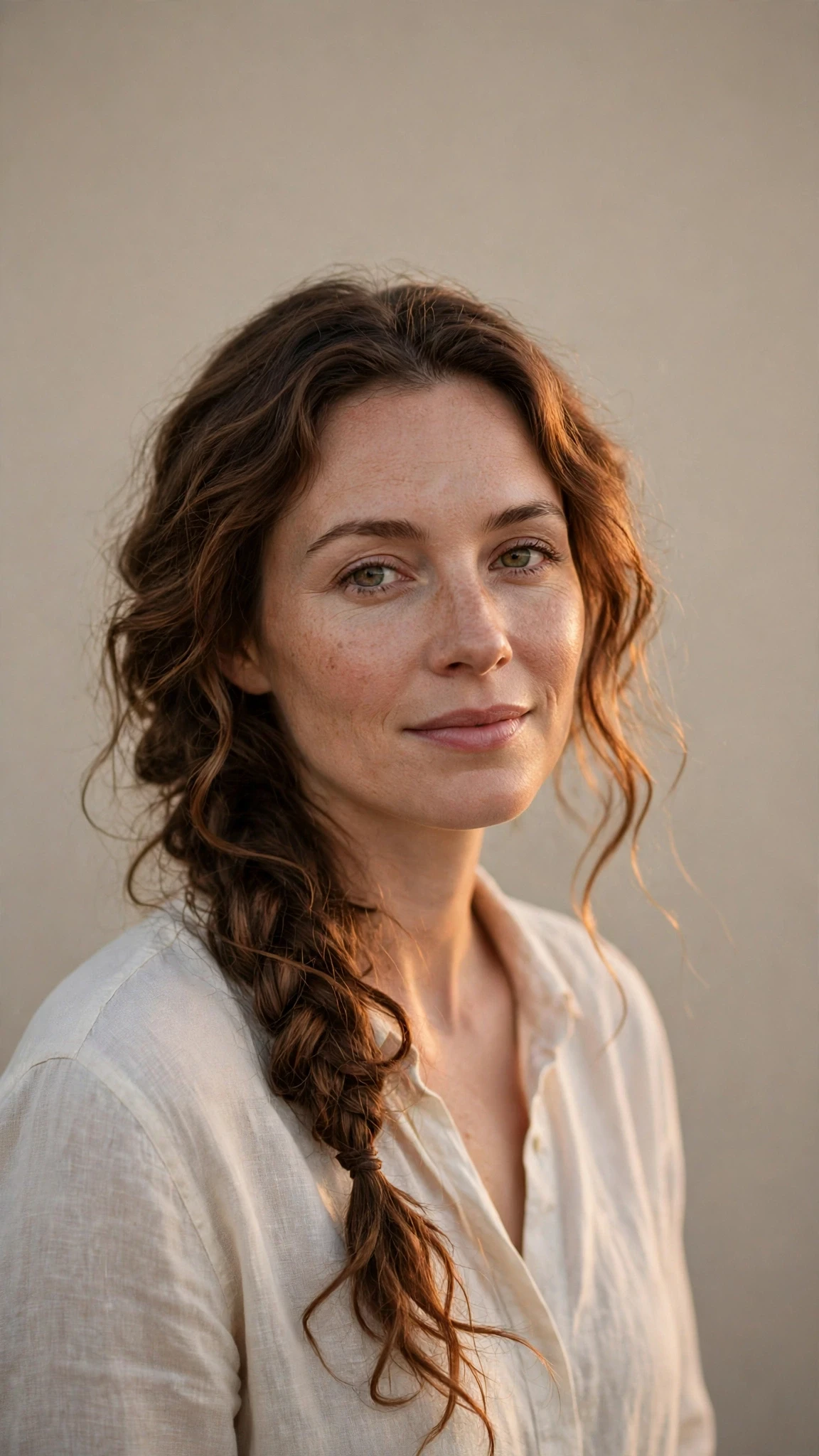 Wavy Side Braid With Loose Ends