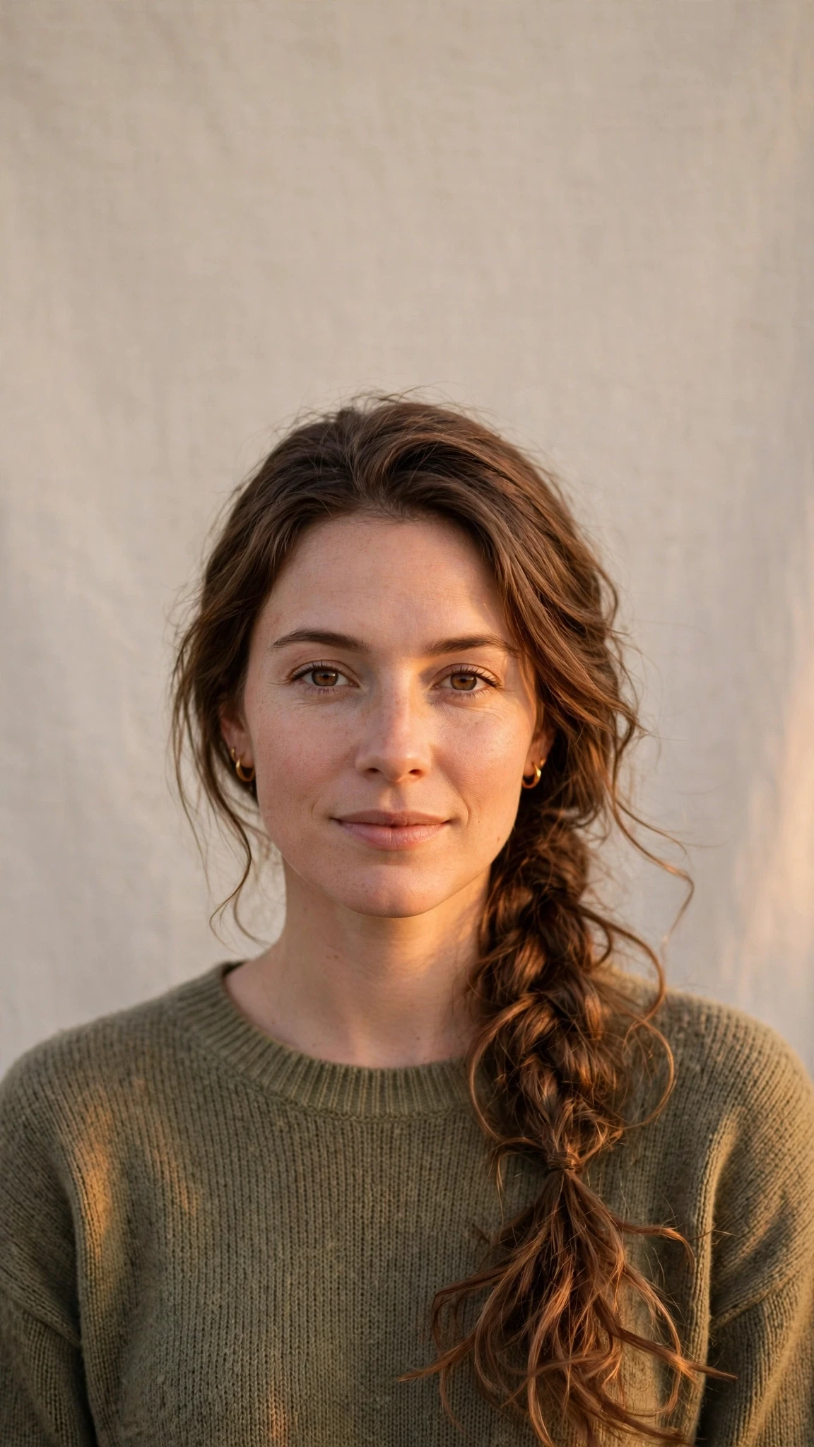 Evening Side Braid With Loose Ends