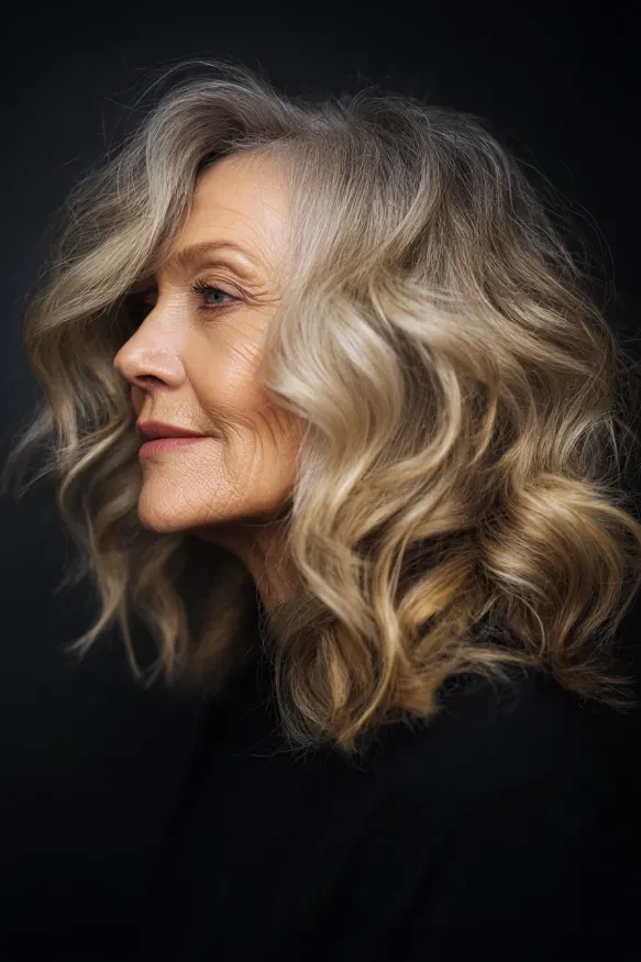 Loose Centre-Part Waves With Honey Highlights