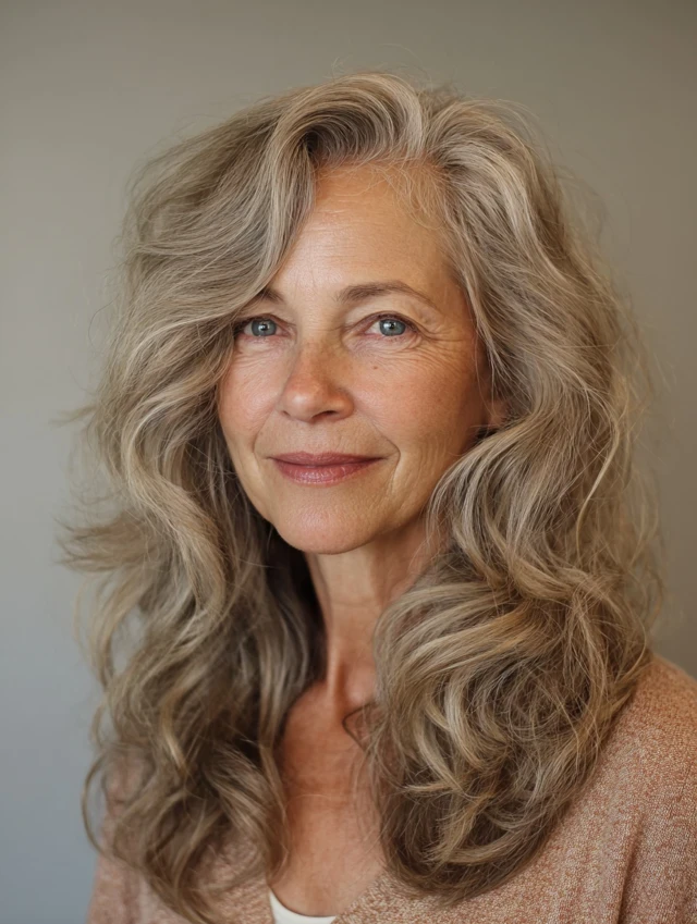Gentle Centre-Part S-Waves With Honey Highlights