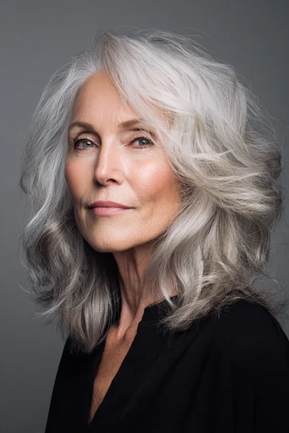 Smooth Centre-Part Waves With Soft Grey Blending