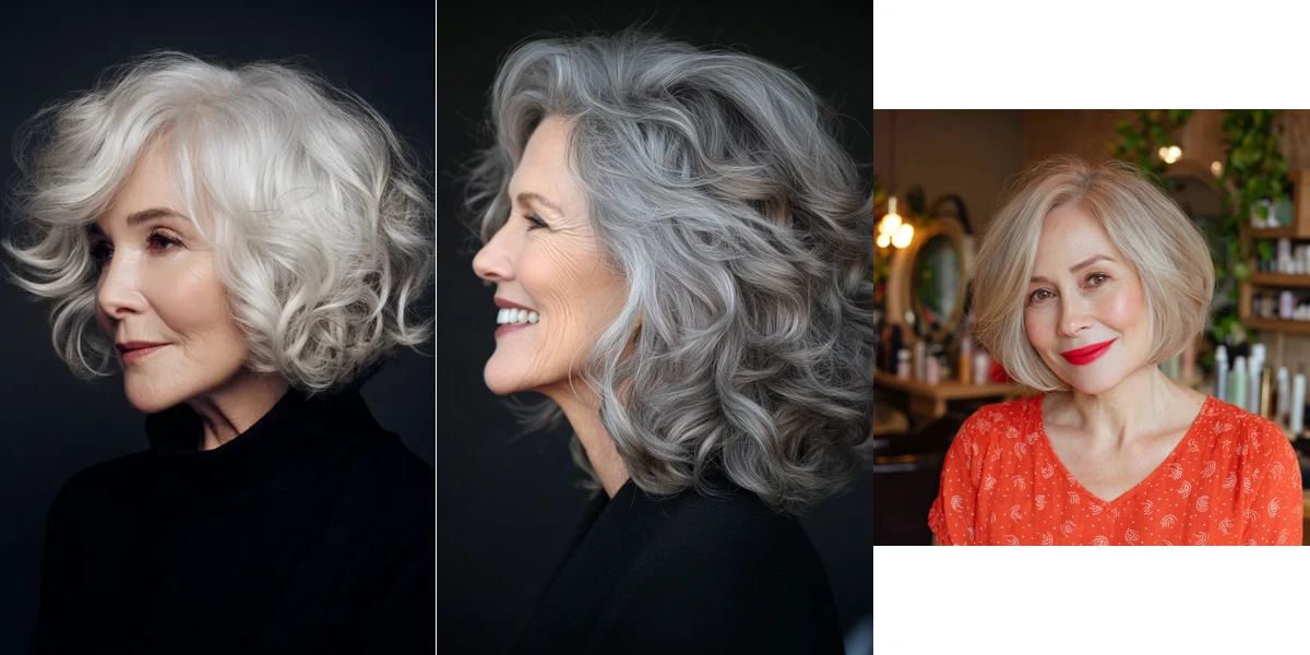 33 Loose Winter Waves Hairstyles For Women Over 60 With A Centre Part That Are Chic, Soft and Flattering