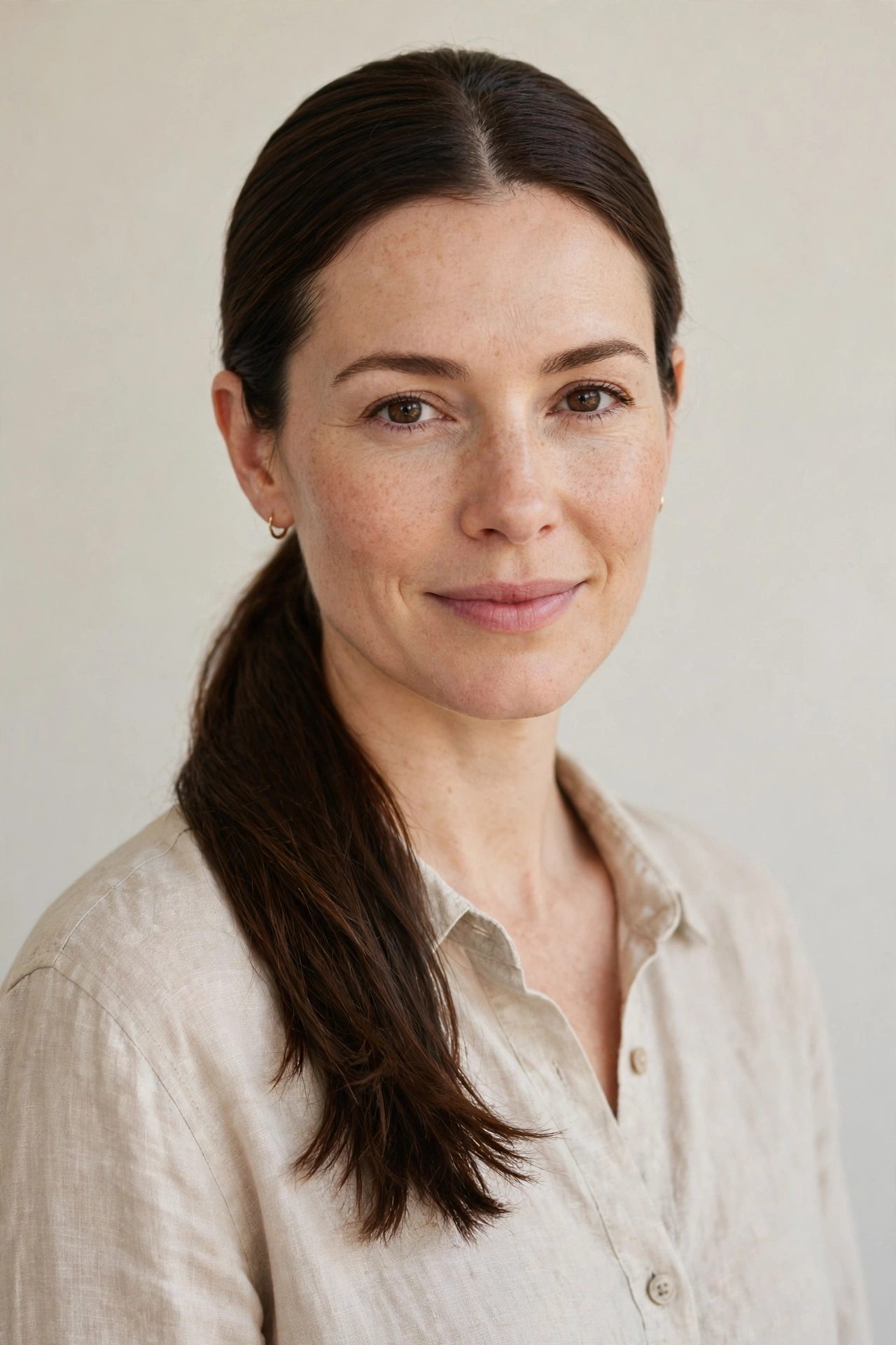 Five-Minute Sleek Low Ponytail