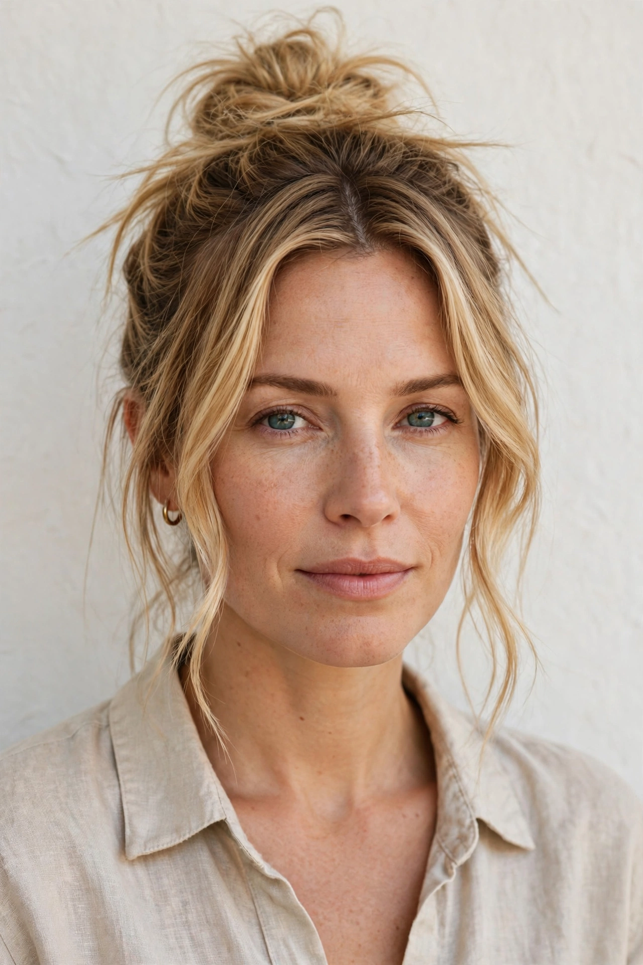 Two-Minute Messy Top Knot