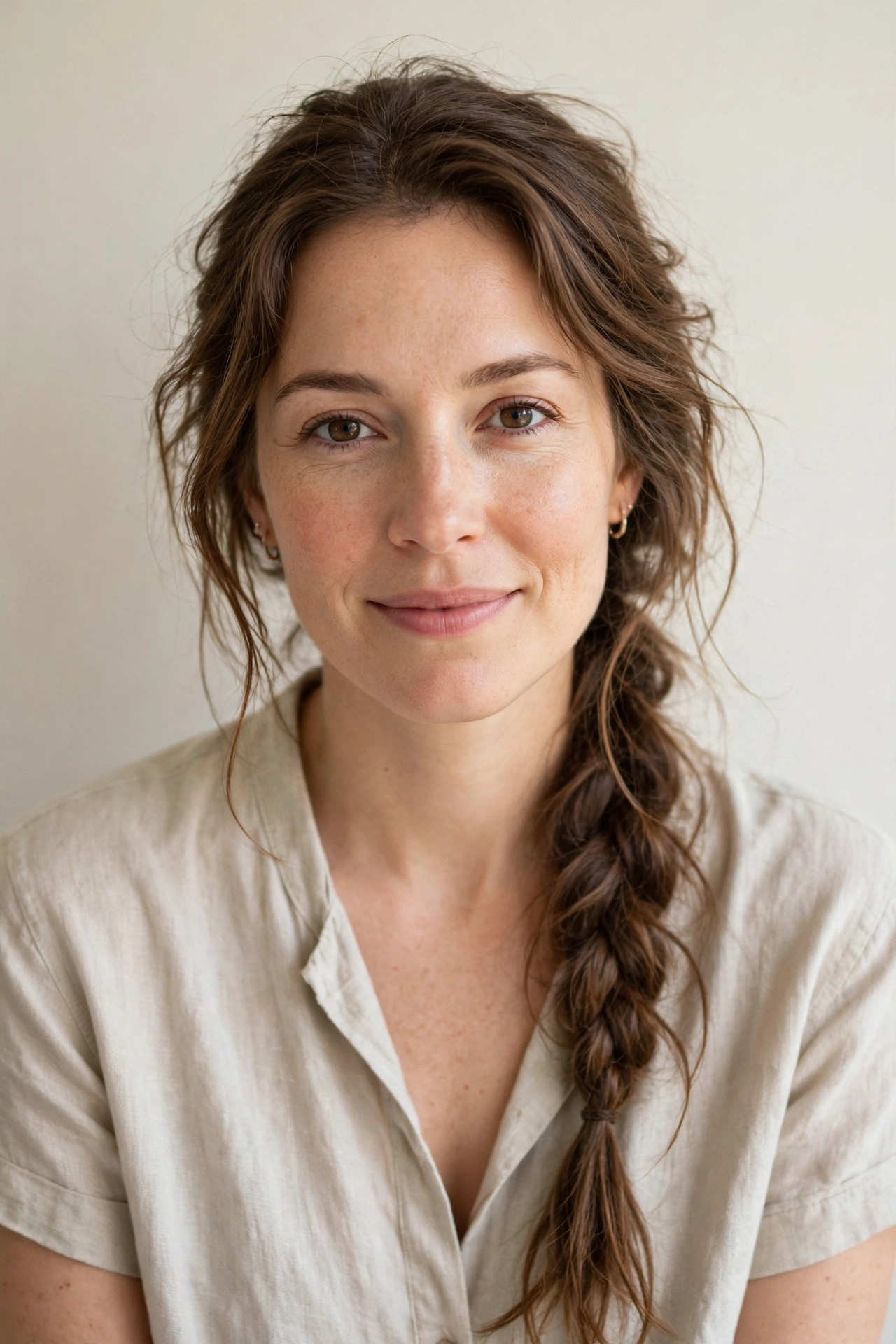 Loose French Braid for Mornings