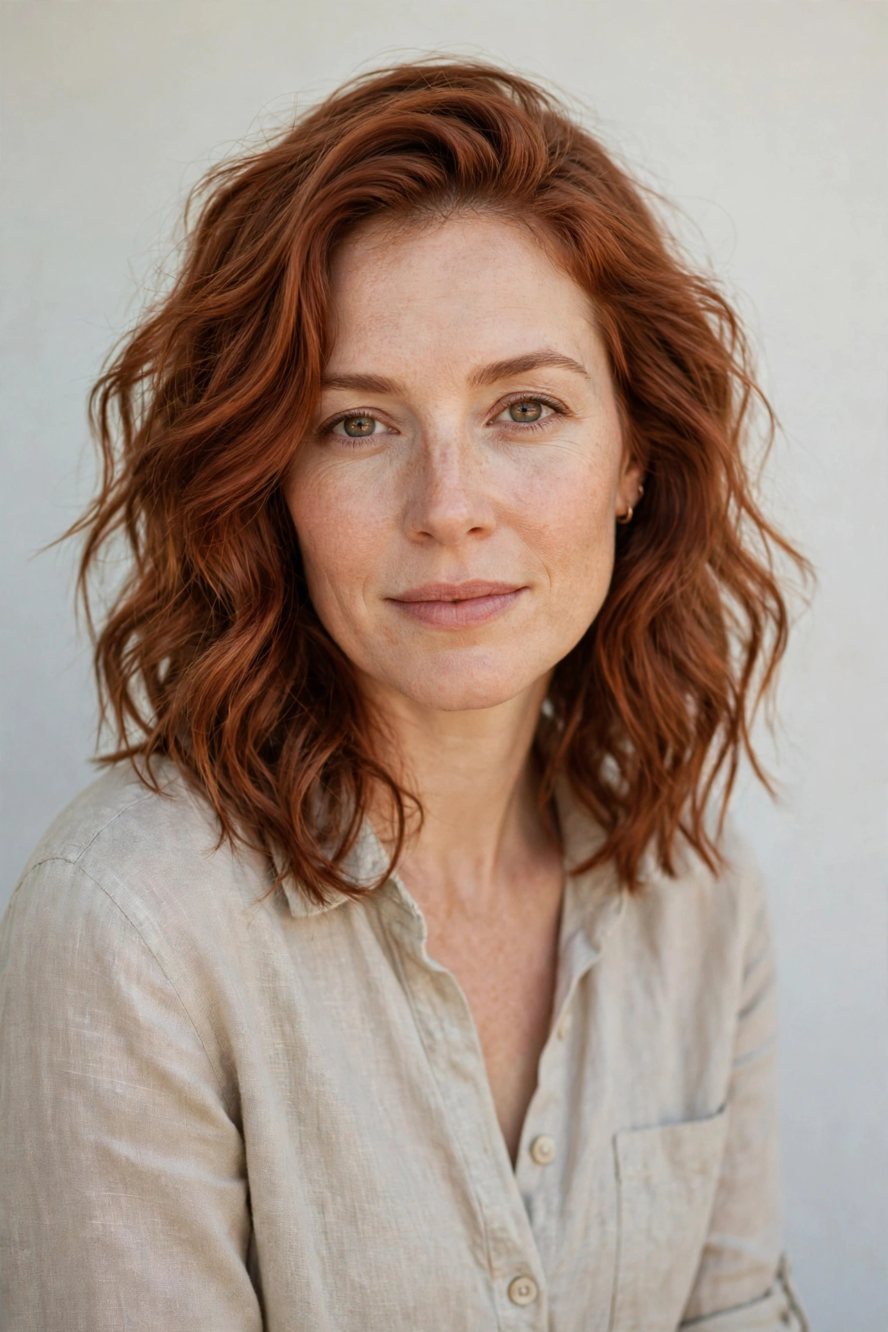 Copper Auburn Air Dry Soft Waves