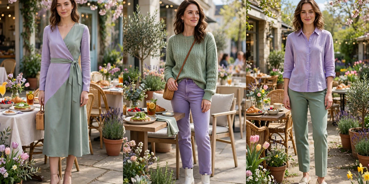 30 Lavender and Sage Colour Outfits for Spring Brunches That Are Fresh, Chic and Easy to Wear